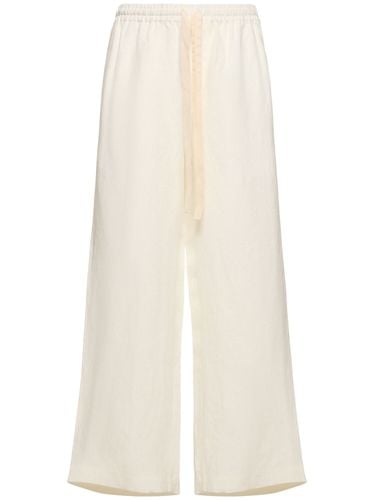 Wide Leg Linen Pants - COMMAS - Modalova