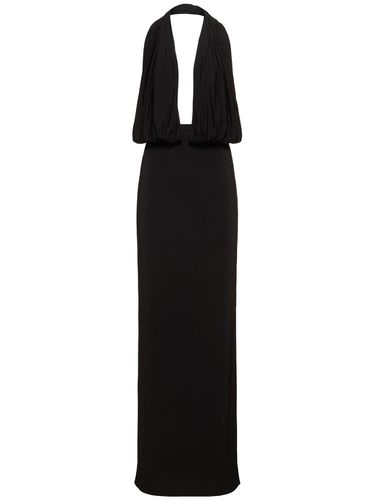 Halter Neck Jersey Long Dress - MAGDA BUTRYM - Modalova