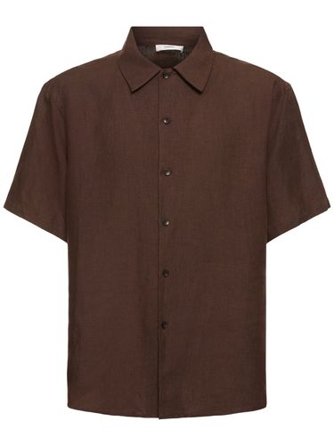 Short Sleeve Linen Shirt - COMMAS - Modalova