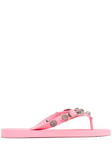 Mm Cagole Rubber Flip Flops - BALENCIAGA - Modalova