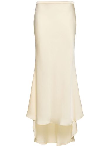 Flared Satin Long Skirt - PHILOSOPHY DI LORENZO SERAFINI - Modalova