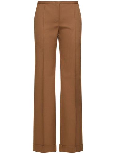 Tropical Wool Blend Straight Pants - PHILOSOPHY DI LORENZO SERAFINI - Modalova