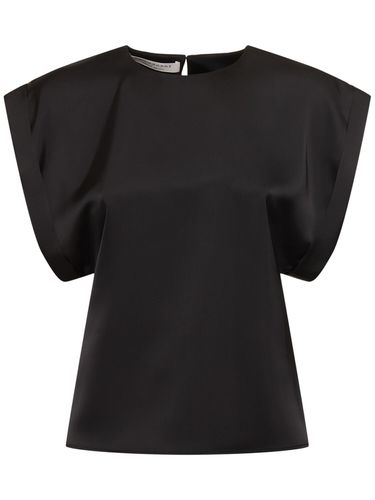 Satin Crewneck Top - PHILOSOPHY DI LORENZO SERAFINI - Modalova