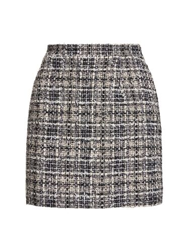 Sequined Tweed Mini Skirt - ALESSANDRA RICH - Modalova