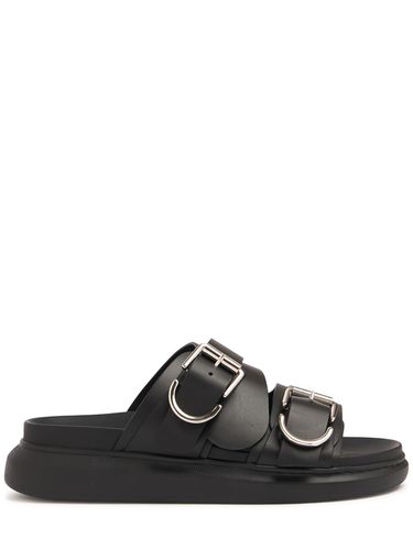 Hybrid Oversize Leather Sandals - ALEXANDER MCQUEEN - Modalova