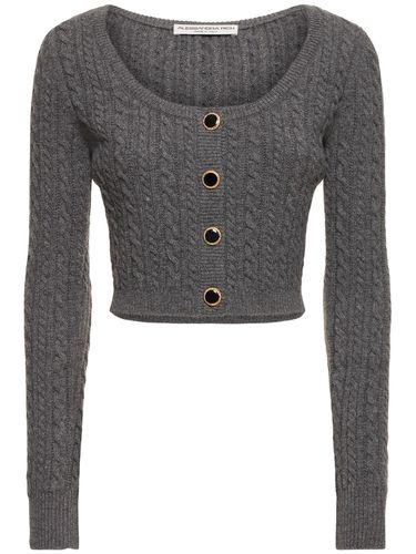 Wool Knitted Cardigan - ALESSANDRA RICH - Modalova