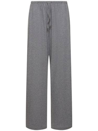 Lanuit Cotton Jersey Wide Pants - THE ROW - Modalova