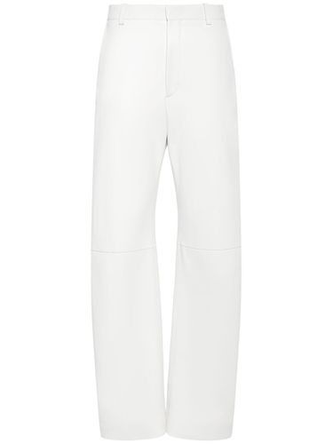 Leather Rounded Leg Pants - BOTTEGA VENETA - Modalova