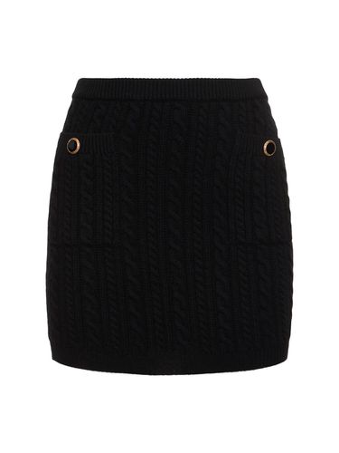 Wool Knit Mini Skirt - ALESSANDRA RICH - Modalova