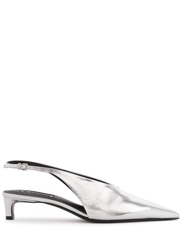 Mm Metallic Leather Slingbacks - JIL SANDER - Modalova