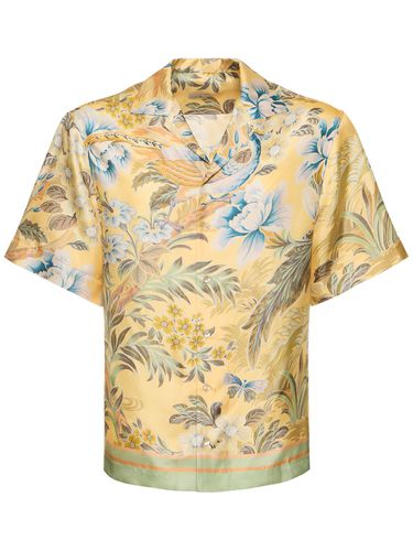 Printed Silk Short Sleeve Shirt - ETRO - Modalova