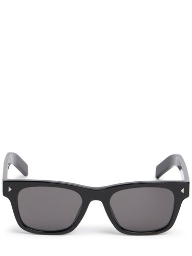 Square Acetate Sunglasses - PRADA - Modalova