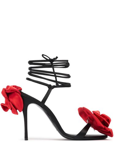 Mm Satin Flower Sandals - MAGDA BUTRYM - Modalova