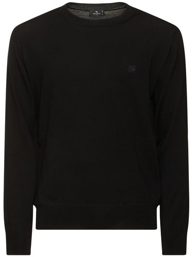 Crewneck Knit Sweater - ETRO - Modalova