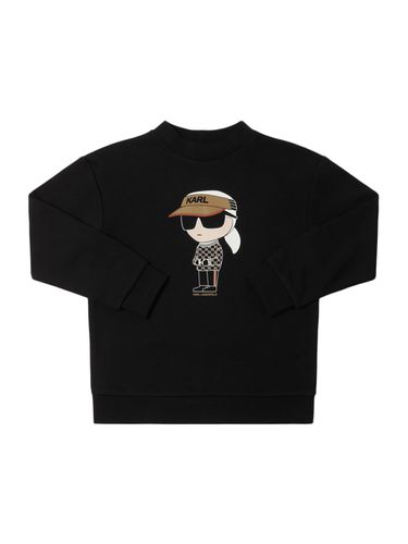 Sudadera De Algodón Jersey - KARL LAGERFELD - Modalova