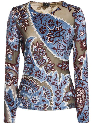 Devorè Long Sleeve Top - ETRO - Modalova