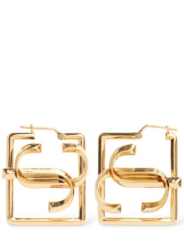 Square Hoop Earrings - JIMMY CHOO - Modalova