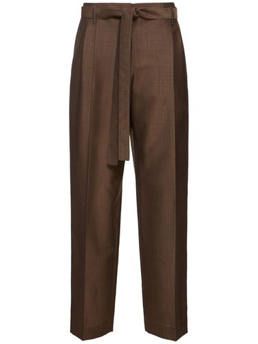 Lonan Mohair & Wool Wide Pants - THE ROW - Modalova