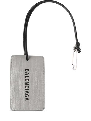 Balenciaga Leather Tag Key Holder - BALENCIAGA - Modalova