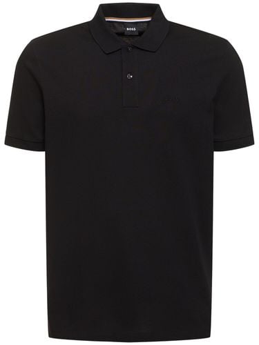 Pallas Cotton Piquet Polo - BOSS - Modalova