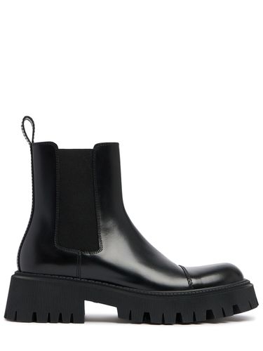 Tractor Bootie L20 Leather Boots - BALENCIAGA - Modalova