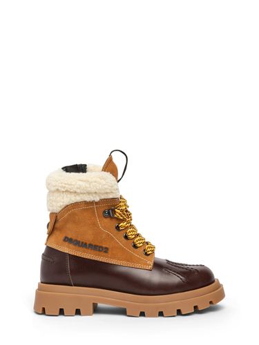 Botas De Nieve De Piel - DSQUARED2 - Modalova