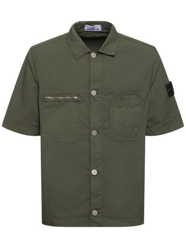 Short Sleeve Overshirt - STONE ISLAND - Modalova