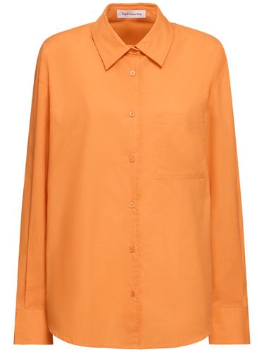 Lui Organic Cotton Poplin Shirt - THE FRANKIE SHOP - Modalova