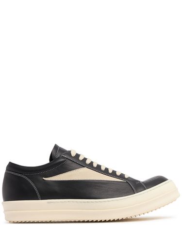 Bumper Vintage Leather Sneakers - RICK OWENS - Modalova