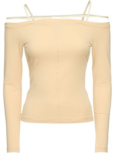 Top Aus Baumwolljersey "le Tshirt Sierra" - JACQUEMUS - Modalova