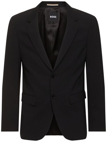 Houston Single Breast Wool Blend Blazer - BOSS - Modalova