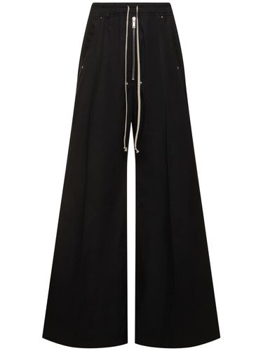 Wide Bela Cotton Poplin Pants - RICK OWENS - Modalova