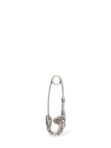 Large Arabesque Safety Pin Mono Earring - EMANUELE BICOCCHI - Modalova