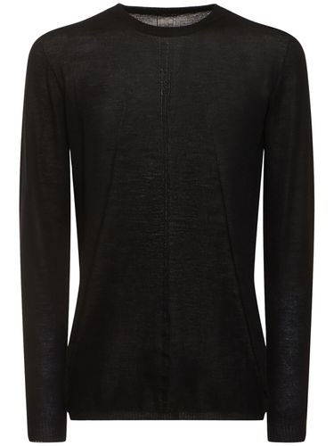 Biker Level Lightweight Wool Sweater - RICK OWENS - Modalova