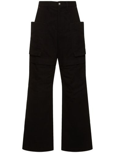 Stefan Cargo Brushed Cotton Jeans - RICK OWENS - Modalova