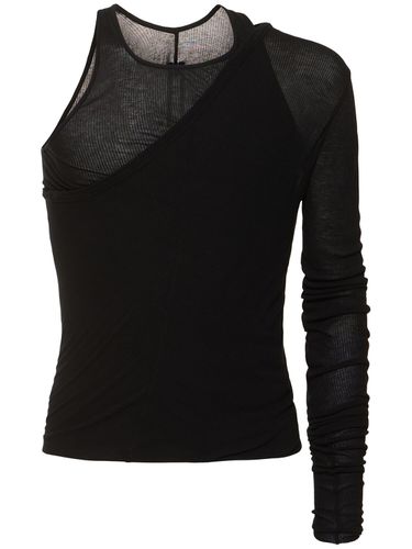 Ziggy Banana Silk Blend Top - RICK OWENS - Modalova