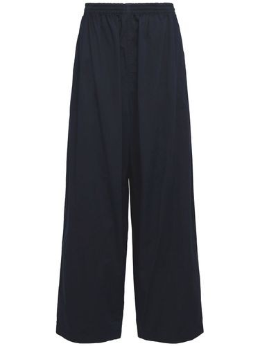 Cotton Twill Baggy Pants - BALENCIAGA - Modalova