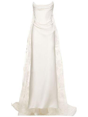 Galaxy Satin Cape Corset Bridal Gown - VIVIENNE WESTWOOD - Modalova