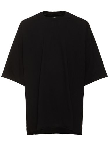 Tommy T Cotton Jersey T-shirt - RICK OWENS - Modalova