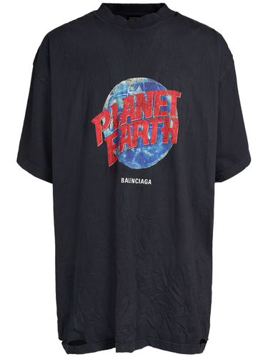 Planet Heart Vintage Cotton T-shirt - BALENCIAGA - Modalova