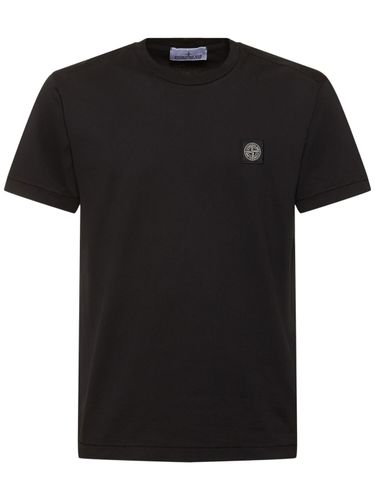 Cotton Short Sleeve T-shirt - STONE ISLAND - Modalova