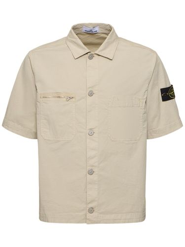 Short Sleeve Overshirt - STONE ISLAND - Modalova