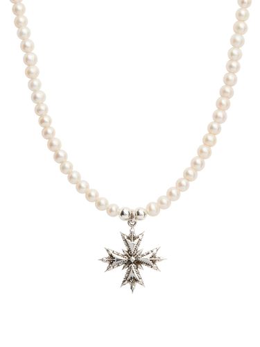 Eb Crest Pearl Necklace - EMANUELE BICOCCHI - Modalova