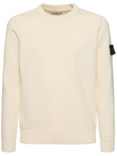 Wool Blend Crewneck Sweater - STONE ISLAND - Modalova