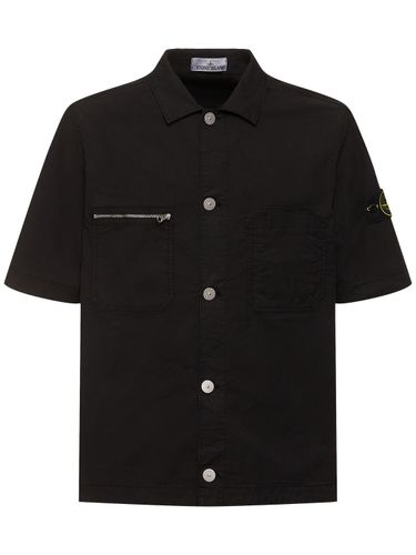 Short Sleeve Overshirt - STONE ISLAND - Modalova