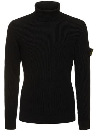 Wool Turtleneck Sweater - STONE ISLAND - Modalova