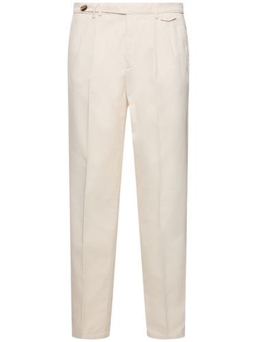 Cotton Gabardine Pants - BRUNELLO CUCINELLI - Modalova