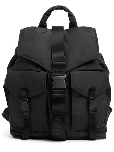 Recycled Tech Backpack - GANNI - Modalova