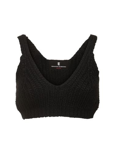 Knit Cropped Top - ERMANNO SCERVINO - Modalova