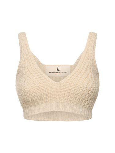 Knit Cropped Top - ERMANNO SCERVINO - Modalova